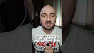 UNDE POȚI PURTA PISTOLUL CU BILE DIN CAUCIUC ❌ ART 342 COD PENAL [upl. by Ygief]