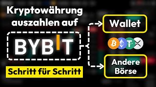 Krypto auszahlen auf Bybit Tutorial ✅ Krypto Auszahlung Schritt für Schritt Anleitung [upl. by Cammi]