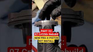 07 Honda Crf250r Rebuild PART 32 How Do These Piston Rings Get Installed [upl. by Carilyn]