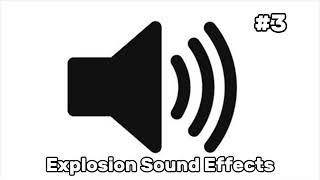 Explosion Sound Effects [upl. by Ennahgem]