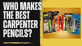 Mechanical carpenters pencils reviewed Pica Hultafors Thorvald Tracer and Ox all compared [upl. by Umont]