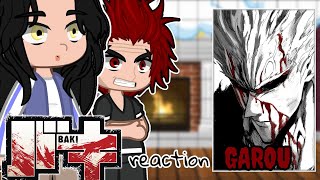 🦊🌸🦊RusEng Baki React To GarouPart 1tiktokAMVGacha club🦊🌸🦊 [upl. by Anikat536]