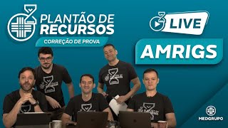 LIVE Plantão de Recursos MEDGRUPO  AMRIGS [upl. by Africah224]