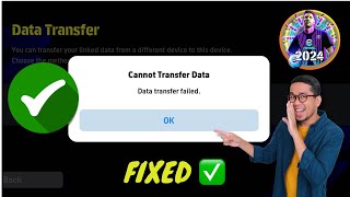 Cannot Transfer Data In Efootball 2024  Theres no data to transfer  konami id transfer problem [upl. by Orsino]