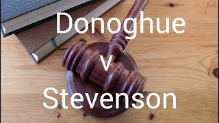 Donoghue v Stevenson 1932  Duty of Care amp the Snail in the Bottle  Law Case Summary Reasoning [upl. by Enoval]