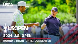 2024 US Open Highlights Round 3 Condensed [upl. by Ellehsram]