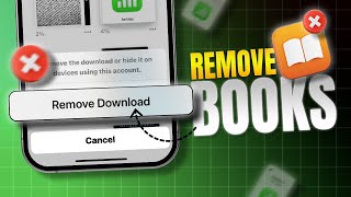 How to Remove Books from Apple Books on iPhone  Delete PDFs and Ebooks from iPhone Books App [upl. by Arhas]