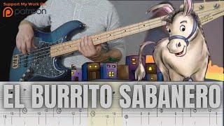 La Rondallita  El Burrito Sabanero  Bajo Electrico  TABLATURA [upl. by Fara922]