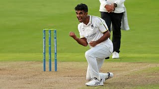 HIGHLIGHTS  Jayant Yadav takes five wickets against Gloucestershire  County Championship [upl. by Allesiram]