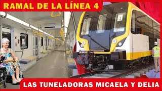 ¡ÚLTIMOS AVANCES Línea 2 y el ramal de la línea 4 y las tuneladoras Micaela y Delia [upl. by Stefano]