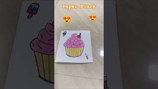 How to make diary with papereasy paper diy shortsdiary paperdiycrafteraditi [upl. by Eric512]