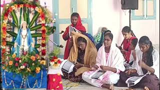 English Rosary by school Girls  AKHANDA JAPAMALA  PERECHERLA [upl. by Uohk]