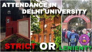 DELHI UNIVERSITY ATTENDANCE REGULAR CLASSES OR FLEXIBLE [upl. by Attolrahc]