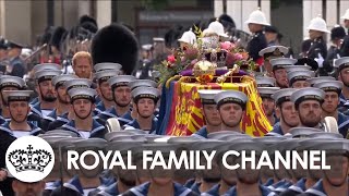 LIVE The State Funeral Procession of Her Majesty The Queen [upl. by Acimad]