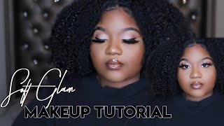 EYESHADOW TUTORIAL FOR BEGINNERS  SOFT GLAM MAKEUP DARK SKIN amp BROWN SKIN FRIENDLY [upl. by Odiug]