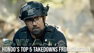 SWAT  Hondos Top 5 Takedowns From Season 4 [upl. by Eural]