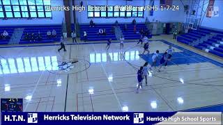 Herricks High Schools Boys Varsity Basketball vs Valley Stream Central High School 1724 [upl. by Mihar]