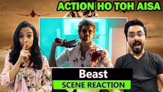 Beast Fight Scene REACTION  Thalapathy Vijay  The True BEAST ‍🔥 [upl. by Jorgenson]