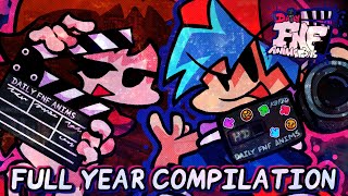 Daily FNF Animations  Full Year Compilation [upl. by Firehs]