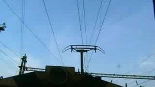 Pantograph and overhead wire Oberleitung in High Quality [upl. by Wilburt]