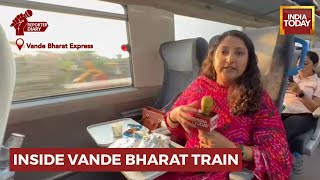 20901 Mumbai Central Gandhinagar Capital Vande Bharat Express Full Journey [upl. by Windy]