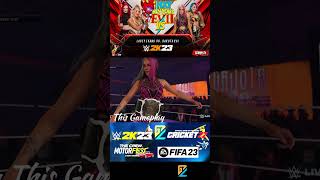 WWE 2k23 Gameplay See Lacey Evans And Dakota Kai Duke It Out shots laceyevans dakotakai [upl. by Adabelle650]