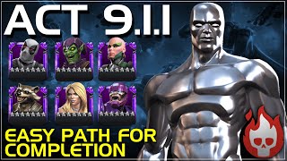 MCOC Act 911  Easy Path For Completion  Abs man Vs Silver Surfer  2024 [upl. by Kozloski]