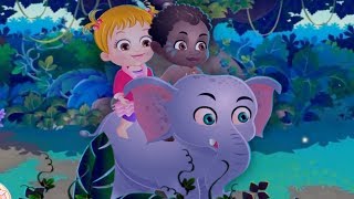 Baby Hazal and Her NEW African Friends  Baby Hazel African Game Video  Fun Games for kids [upl. by Naval670]