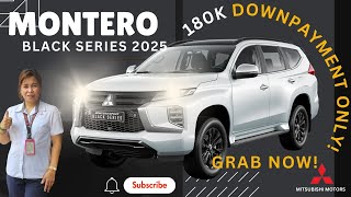 WOW 2025 MONTERO BLACK SERIES WITH 180K DOWNPAYMENT mitsubishi montero car offroad automobile [upl. by Aisila]