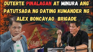 DATING KUMANDER NG RPA ABB BINAKBAKAN SI DUTERTE FPRRD HINDI NAGPATINAG MURA ANG IBINIRA [upl. by Yllil]