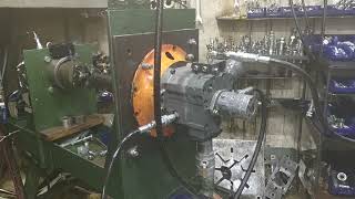 ГТС Испытания на стенде гидронасоса Testing hydraulic pumps 155131 [upl. by Neeham]