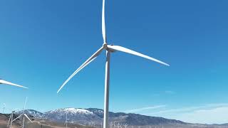 TerraGen wind turbines Tehachapi and Mojave [upl. by Yllor140]