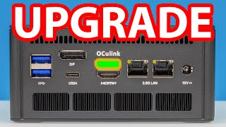 Make a SUPER Mini PC Better with an OCulink eGPU [upl. by Alracal]