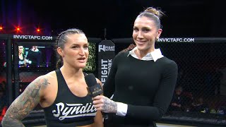 Invicta FC 58 Shanna Young PostFight Interview [upl. by Hajan]