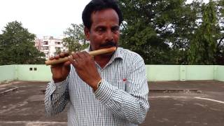 Nelluri nerajana song on fluteoke okkadu by chandu [upl. by Wolfgram758]