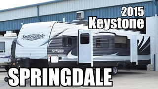 2015 Keystone Springdale 303BH Walkthrough  Travel Trailer [upl. by Greenwald]