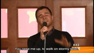 Westlife  You Raise Me Up with Lyrics TV Live [upl. by Ateekahs666]