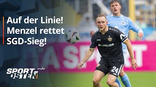 Menzel trifft vorn und klärt hinten – Dynamo Dresden siegt bei 1860 München  MDR [upl. by Eittel]