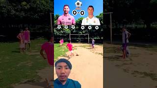 Ronaldo Team vs Messi Team Challenge Who Reigns Supreme⚽️🏆 football footballchallange [upl. by Gavrilla]