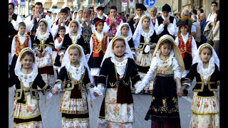 Folk Costumes of Sardinia  Costumi della Sardegna ♥  Sardinians [upl. by Leslie]