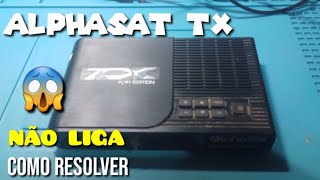 ALPHASAT TX NAO LIGA COMO RESOLVER [upl. by Lukey662]