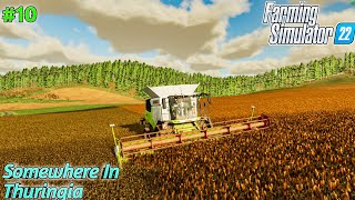 Load And Sell Round Bales  Sorghum Harvesting  Somewhere In Thuringia  Ep10 FS22 [upl. by Anyl]