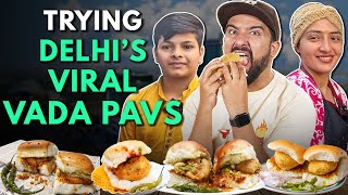 Trying Delhis Viral Vada Pavs  The Urban guide [upl. by Clayson866]