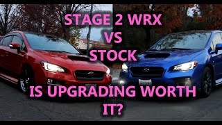 Stock compared to Stage 2 Modded Subaru WRX 2015  2018  IS IT WORTH IT [upl. by Mulcahy976]