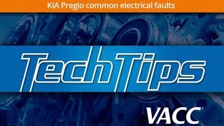 KIA Pregio common electrical faults [upl. by Nekcarb]