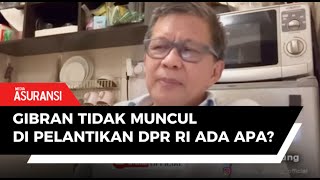 Rocky Gerung Tanggapi Gibran Tidak Hadir di Pelantikan DPR RI 2024 2029 [upl. by Niveb]