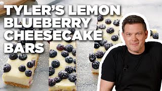 Tyler Florences Lemon Blueberry Cheesecake Bars  Tylers Ultimate  Food Network [upl. by Suhail]