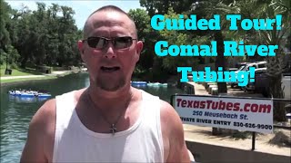 Comal River Tubing Virtual Tour amp Guide Texas Tubes New Braunfels [upl. by Tarsus]