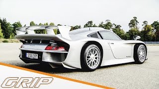 Daniel Abt checkt 5MillionenEuroRennwagen I Porsche 911 GT1 I GRIP [upl. by Raveaux]