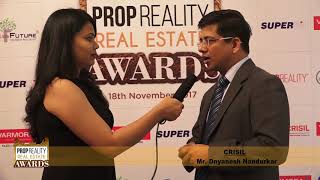 PROPREALITY  AT PROPREALITY REAL ESTATE AWARD SHOW An Interview of MR DNYANESH NANDURKAR [upl. by Nylrac]